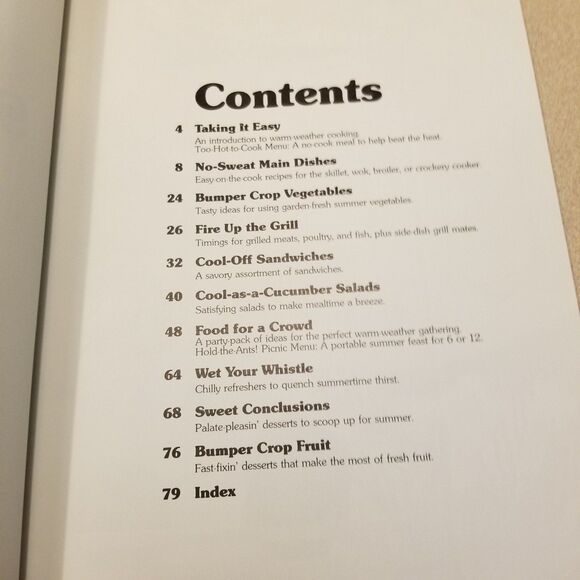 Vintage better homes and gardens summertime cooking paperback Cookbook - Picture 7 of 8